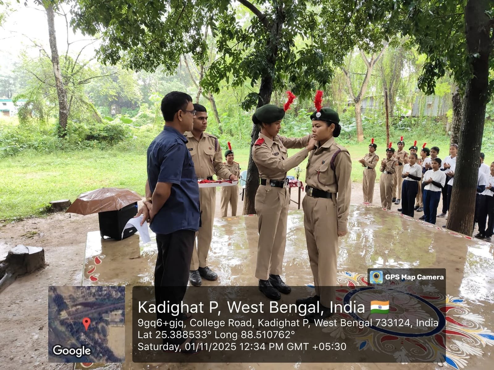 NCC Cadets in Training
